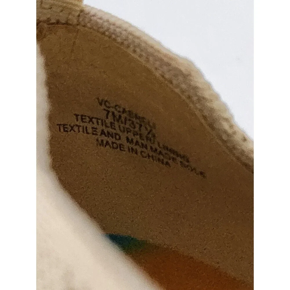 New Vince Camuto Washable Knit Slip-On Shoes Cabreli Bone Off White 7 M